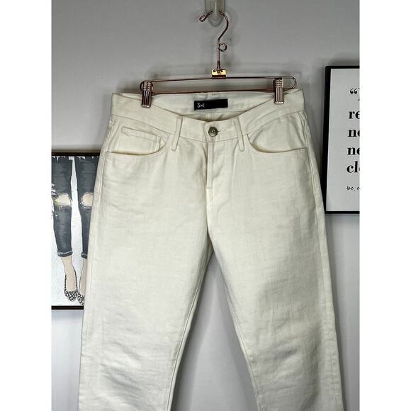 3 x 1 NYC High-Rise Straight Cropped Fringe Jeans - Picture 4 of 11